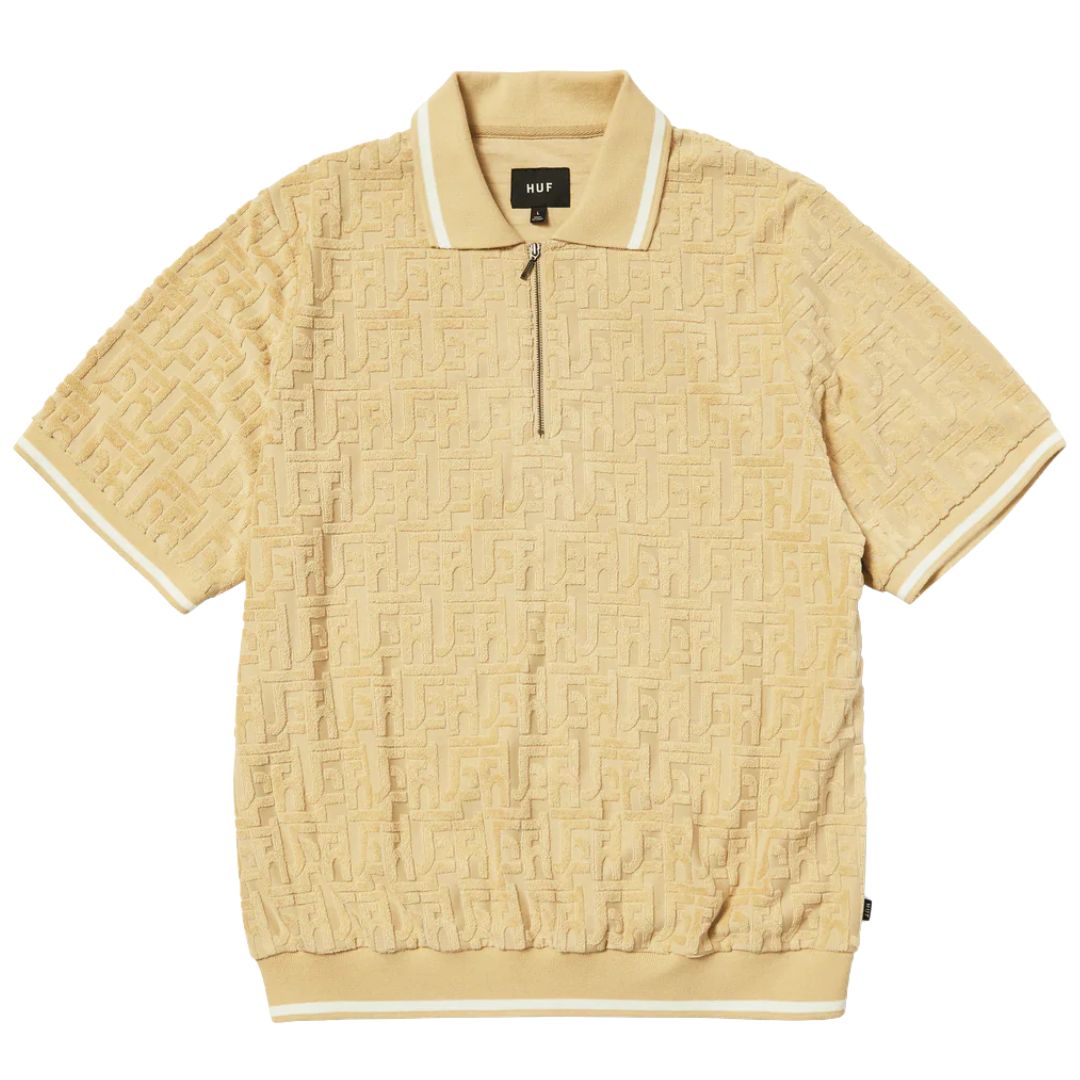 Tether Jacquards Terry Twill Polo