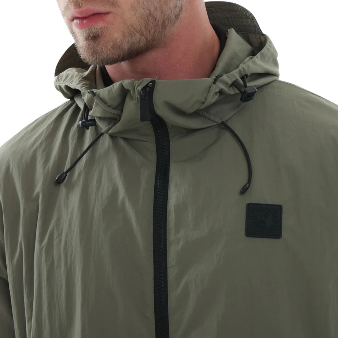 Peaceful Hooligan Khaki Fury Fleece Lined Jacket image 2