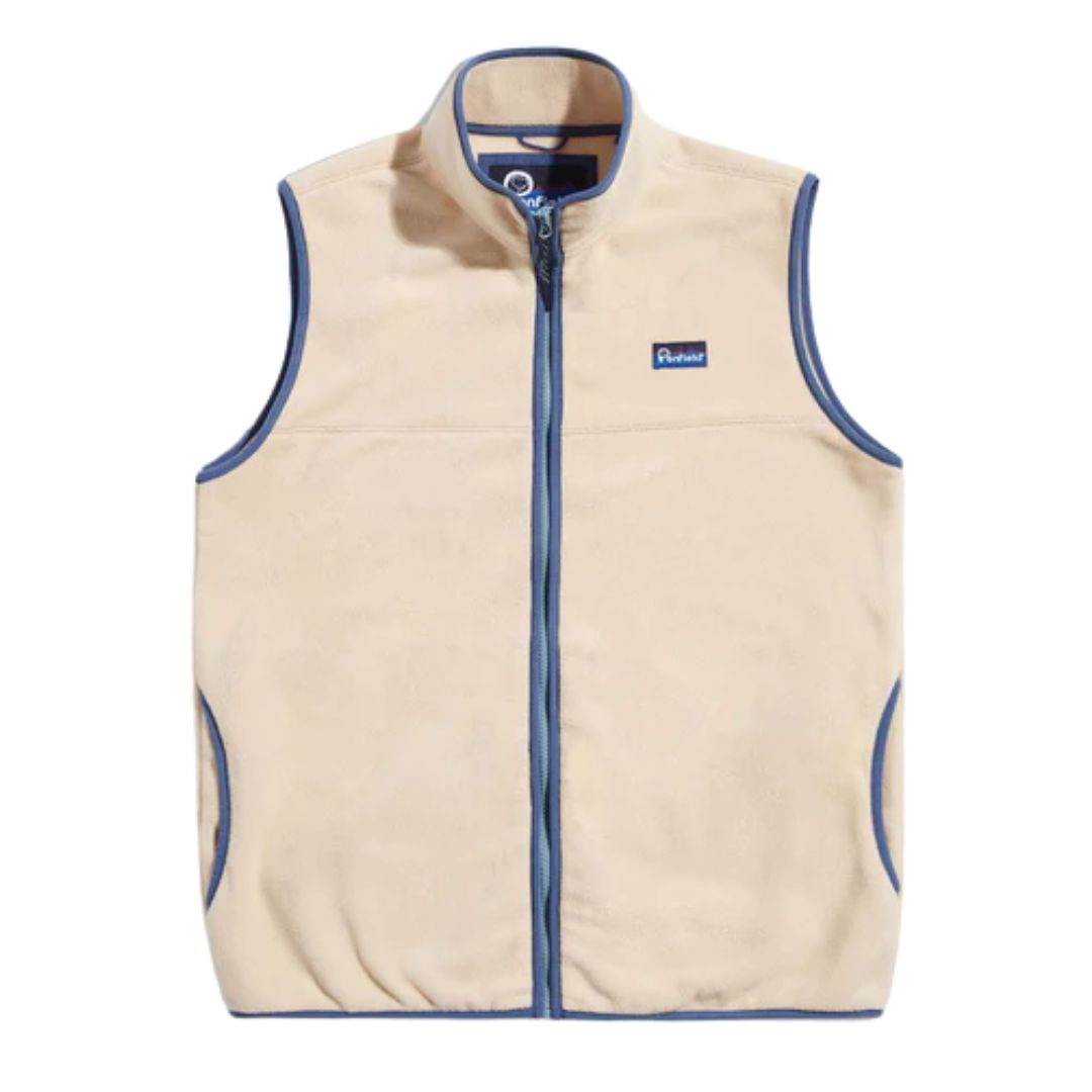 Penfield Brown Rice Graylock Fleece Vest image 1