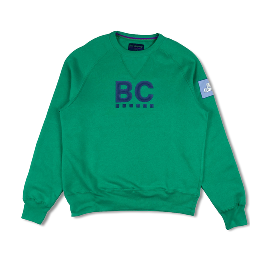 Best Company Green 'Fella Girocolla' Raglan Sweatshirt image 0