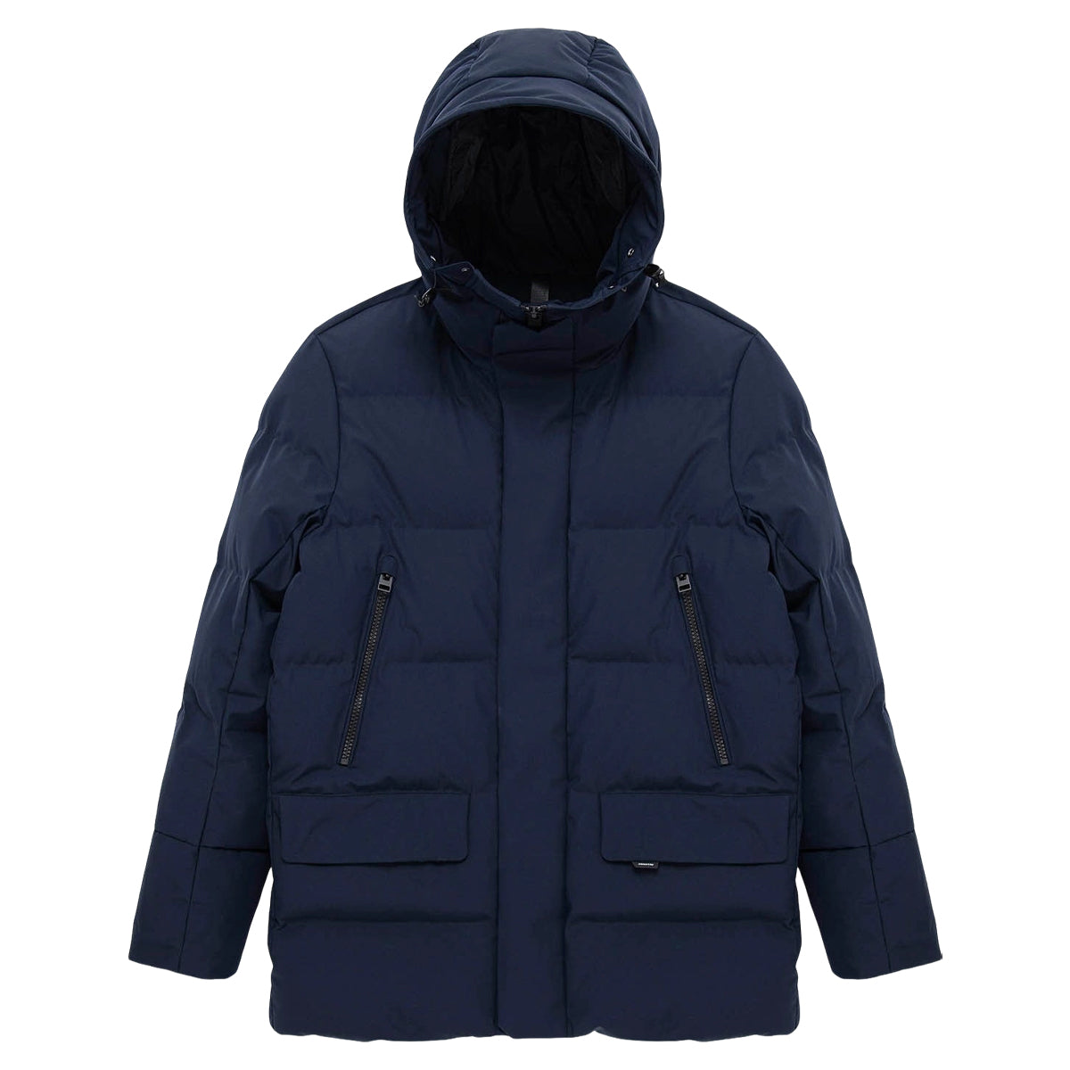 Krakatau Navy Cassini Quilted Parka Jacket image 0