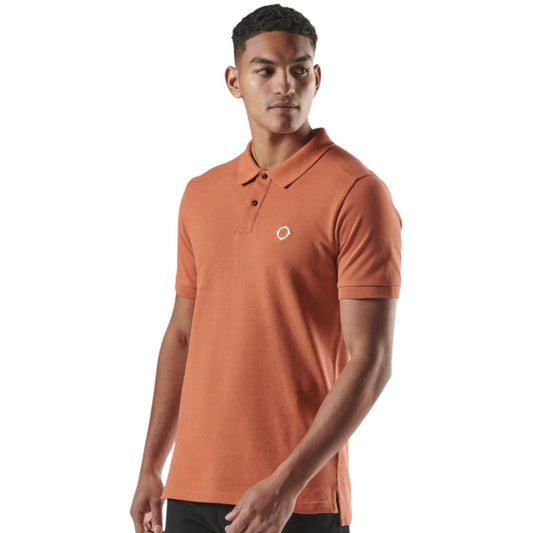 Ma.strum S/S Rust Pique Polo image 0