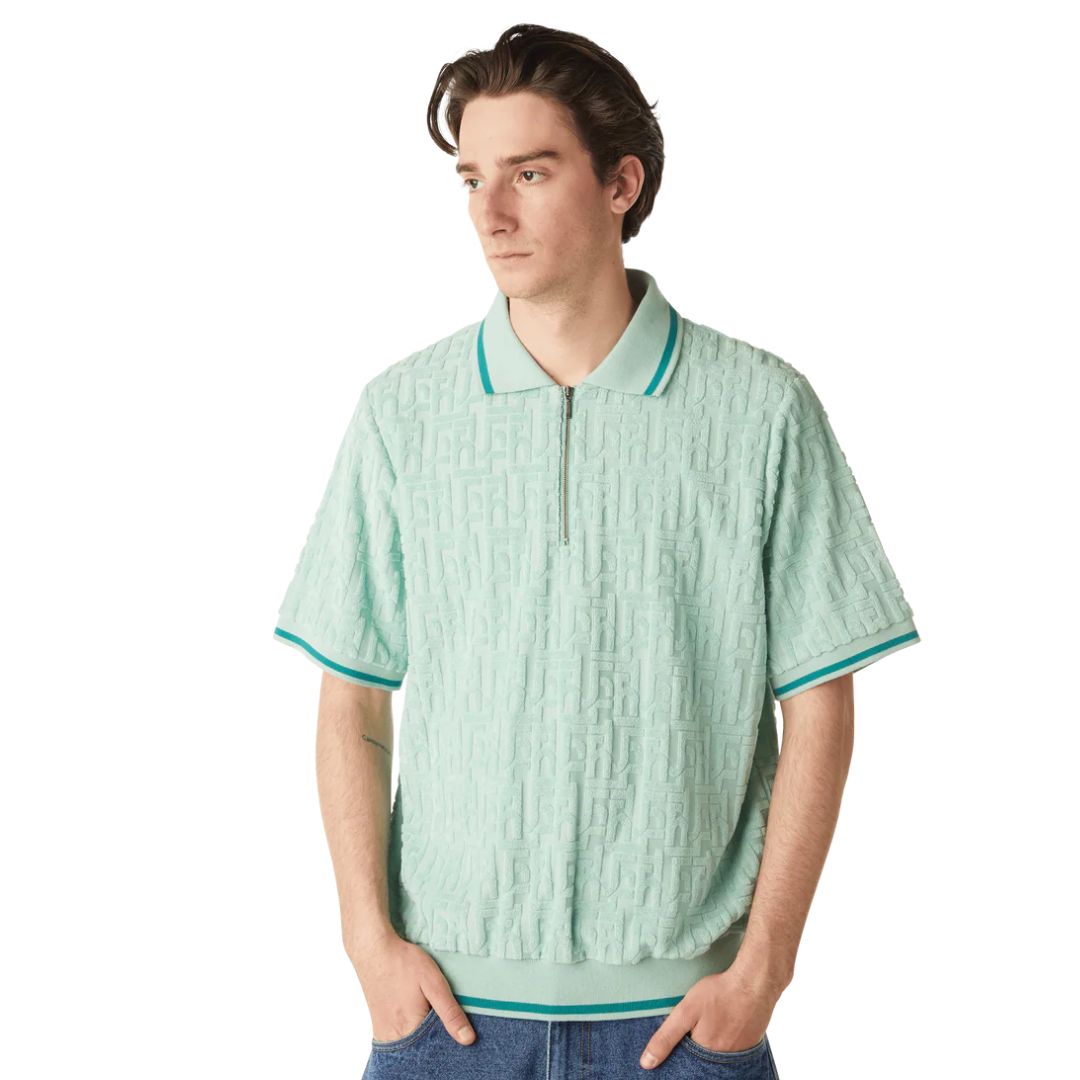 HUF Tether Jacquards Terry Top Jade image 3