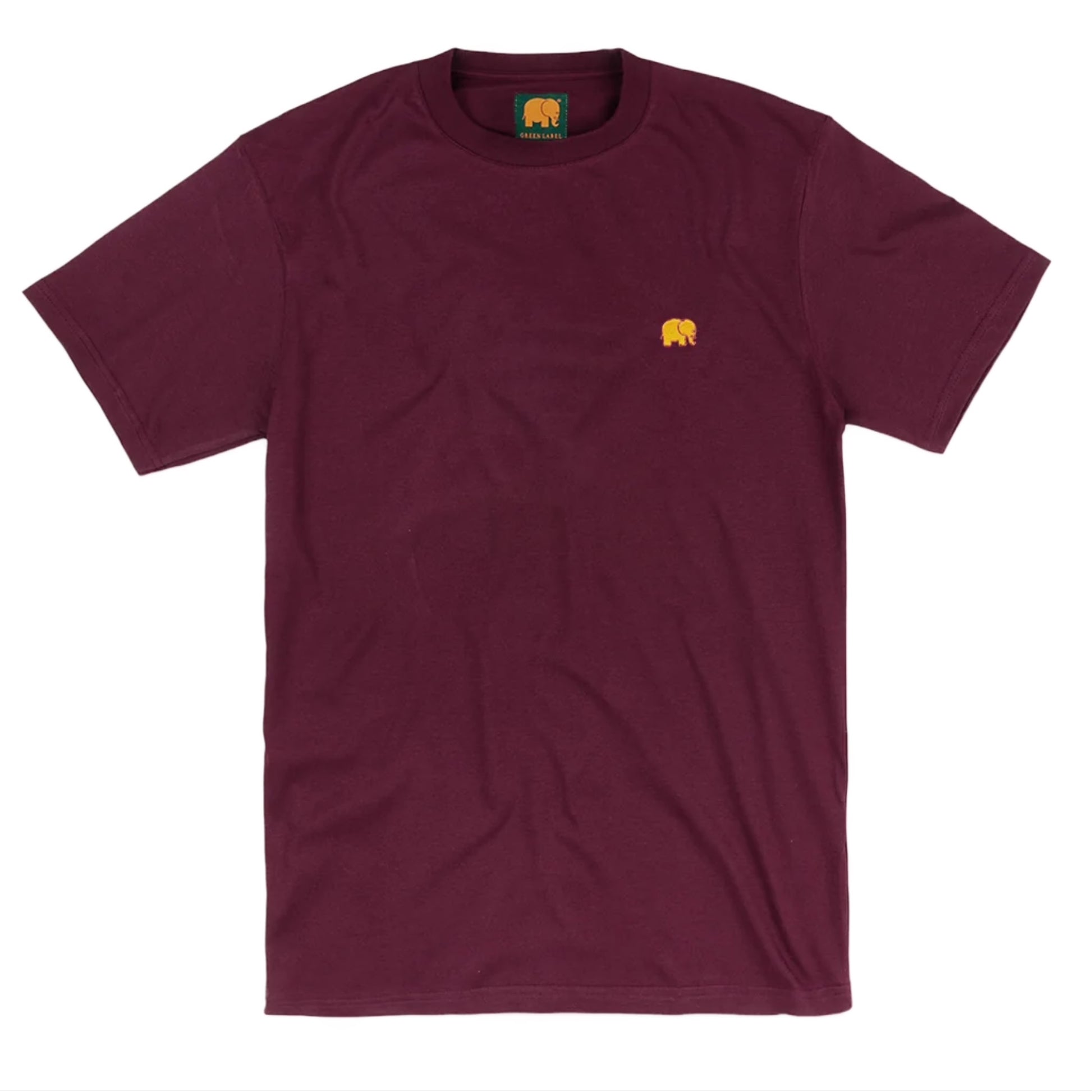 Trendsplant Burgundy Organic Essential T-Shirt image 0