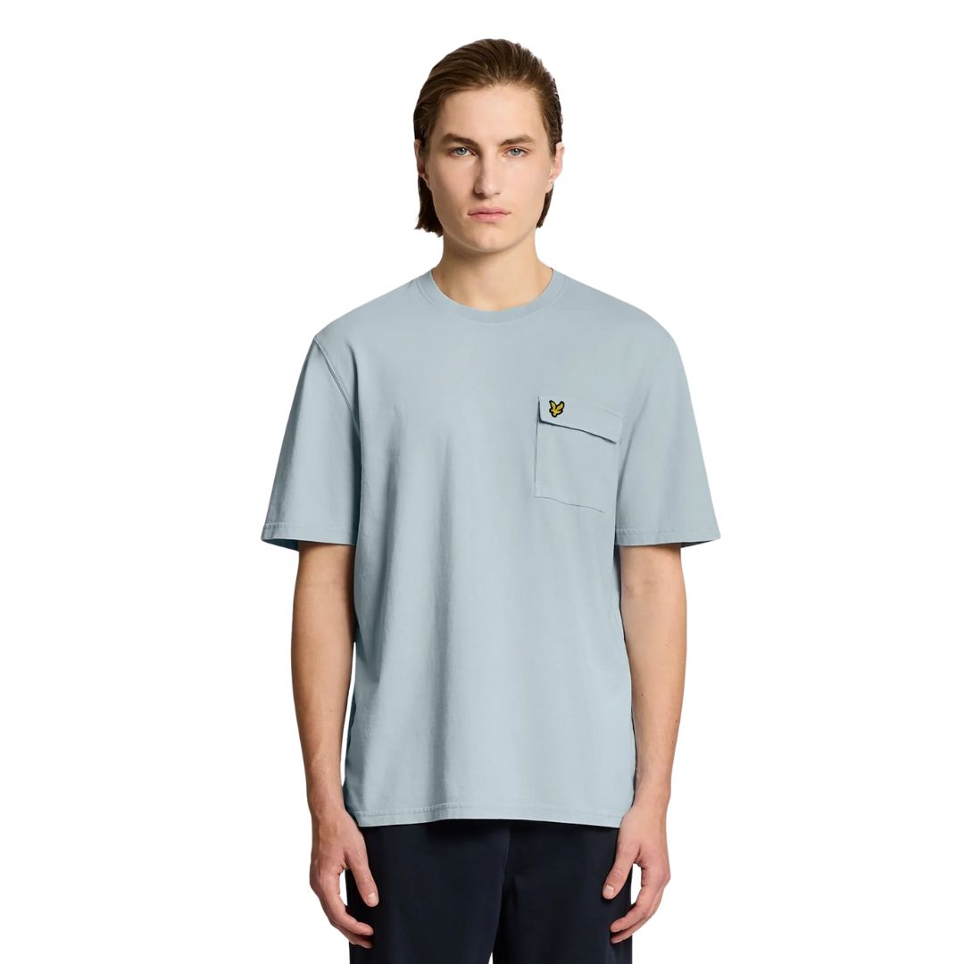 Lyle & Scott Cargo Pocket Opal Blue T-Shirt image 2