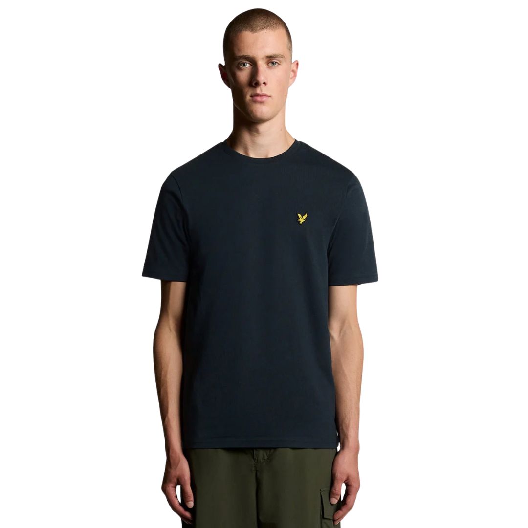 Lyle & Scott Navy Cotton Crew Neck T-Shirt image 2