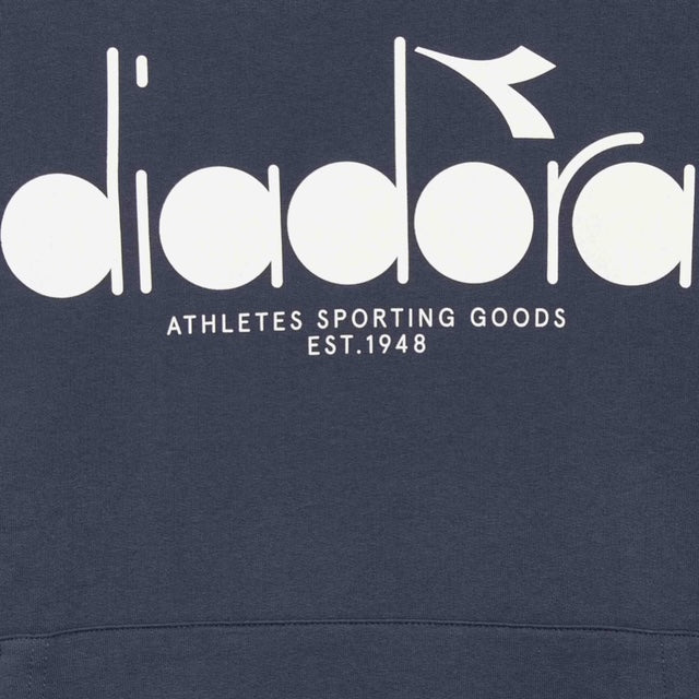 Diadora Hoodie Logo Blue Denim image 1