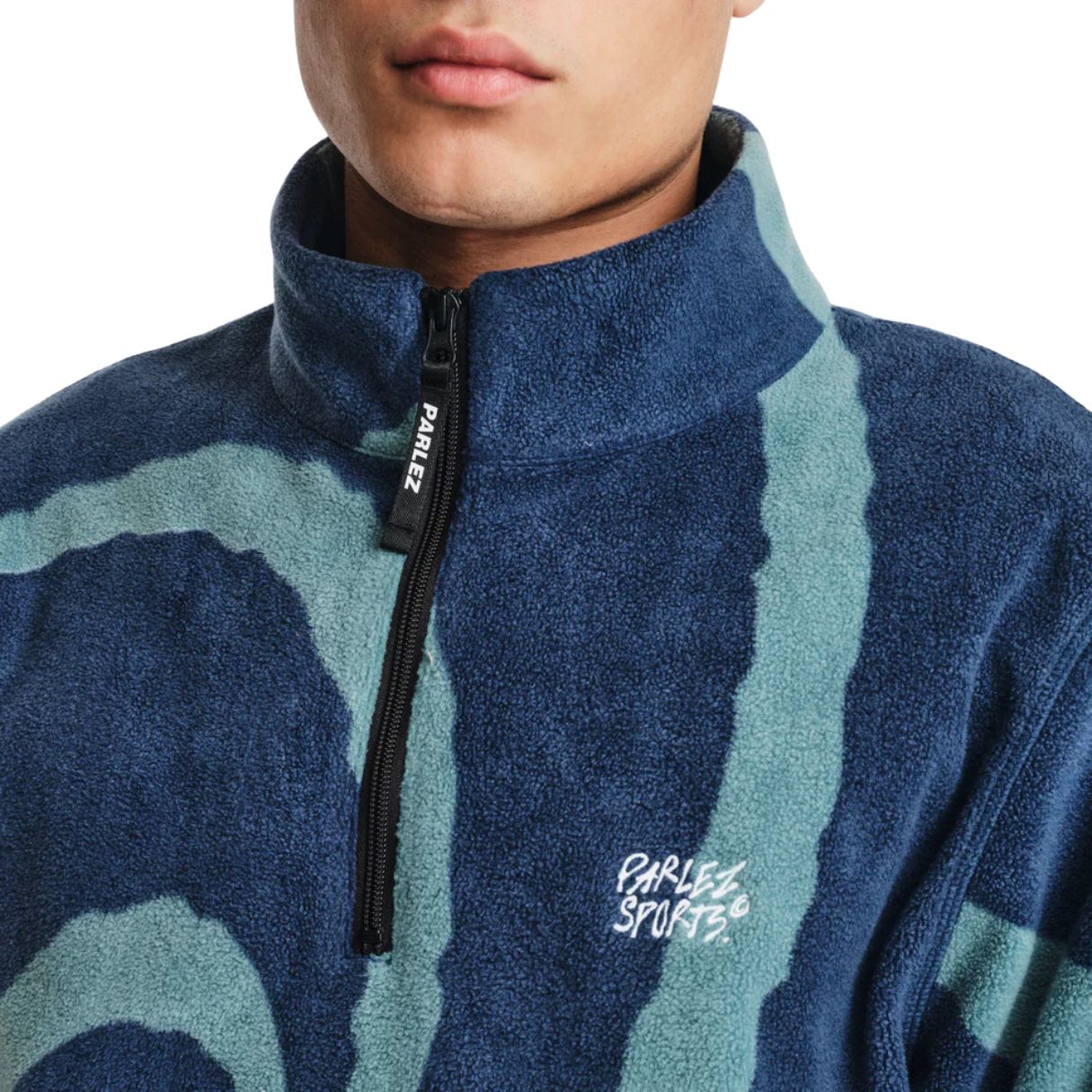 Parlez Chevy 1/4 Zip Fleece Lagoon image 2