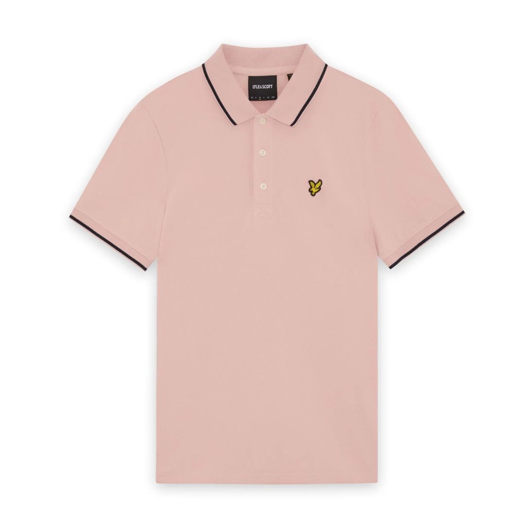 Lyle & Scott Pink Tipped Polo Shirt image 0