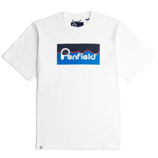Penfield Bright White Original Large Logo S/S T-Shirt image 0