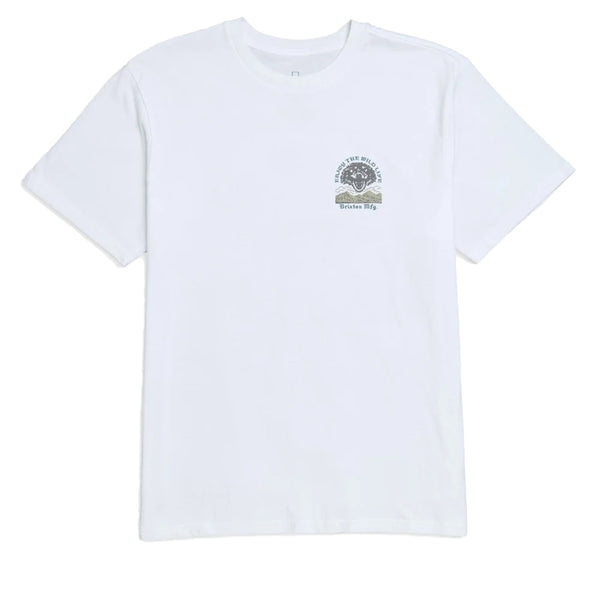 Brixton White Mercy Short Sleeve Standard T-Shirt image 0