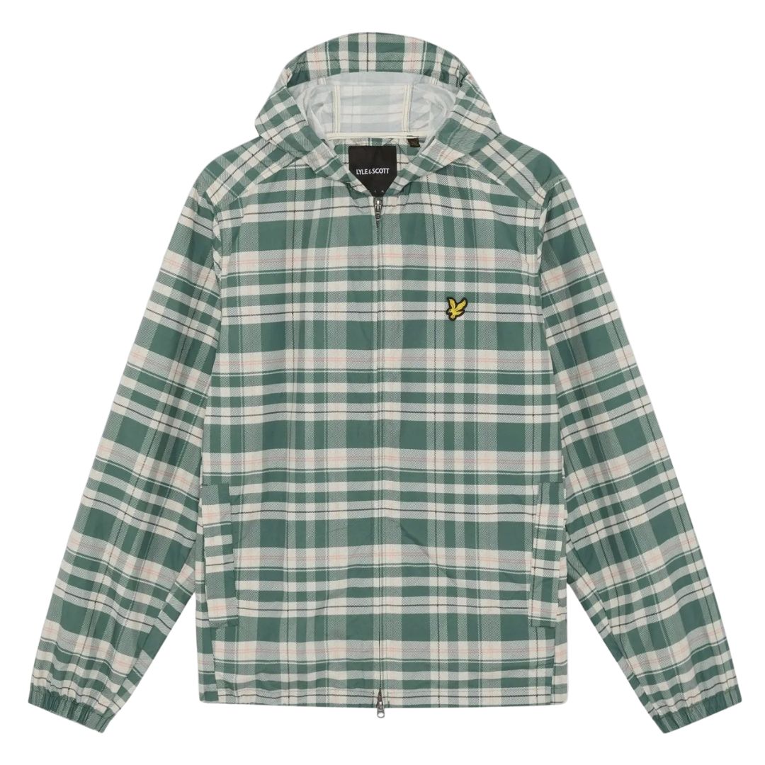 Lyle & Scott Tartan Lightweight Hooded Jacket image 0