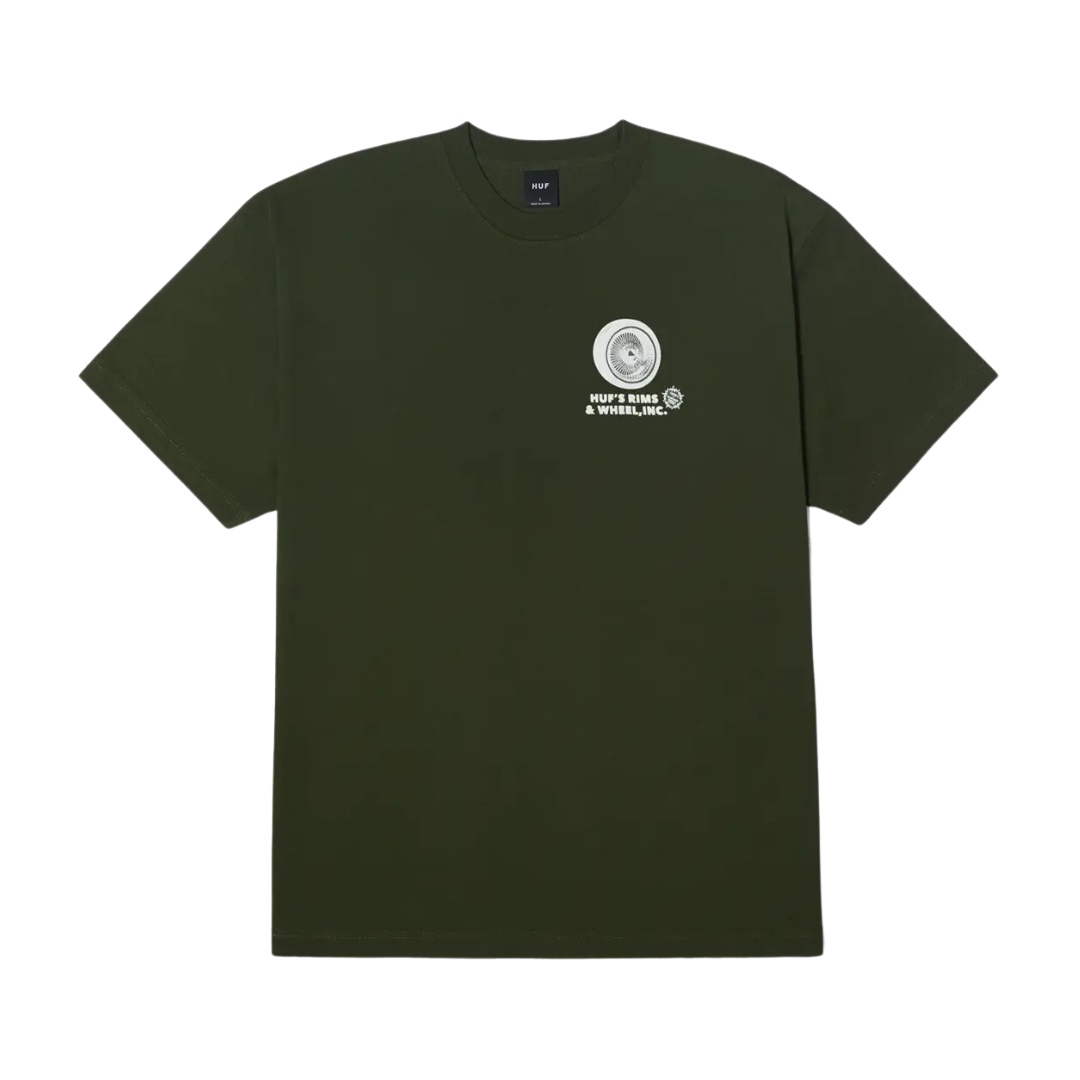 Rim & Wheels Inc Hunter Green T Shirt