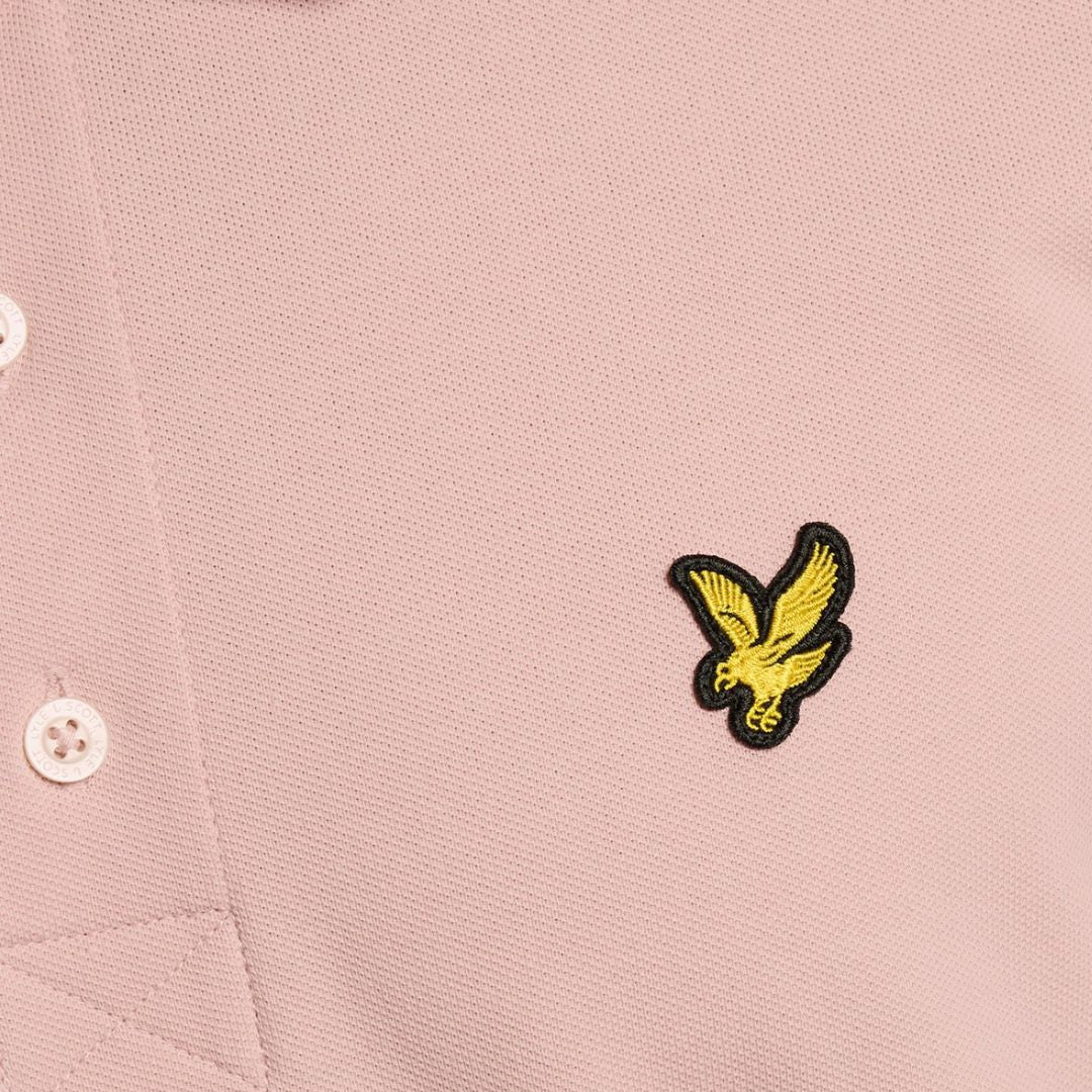 Lyle & Scott Pink Tipped Polo Shirt image 1