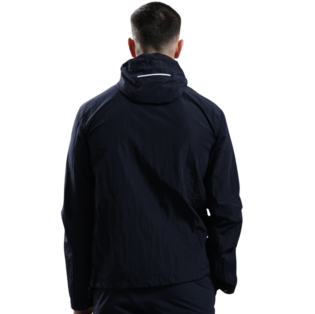 Marshall Artist Sicuro Hooded Overshirt Navy image 2