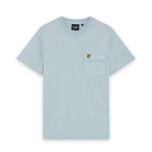 Lyle & Scott Cargo Pocket Opal Blue T-Shirt image 0