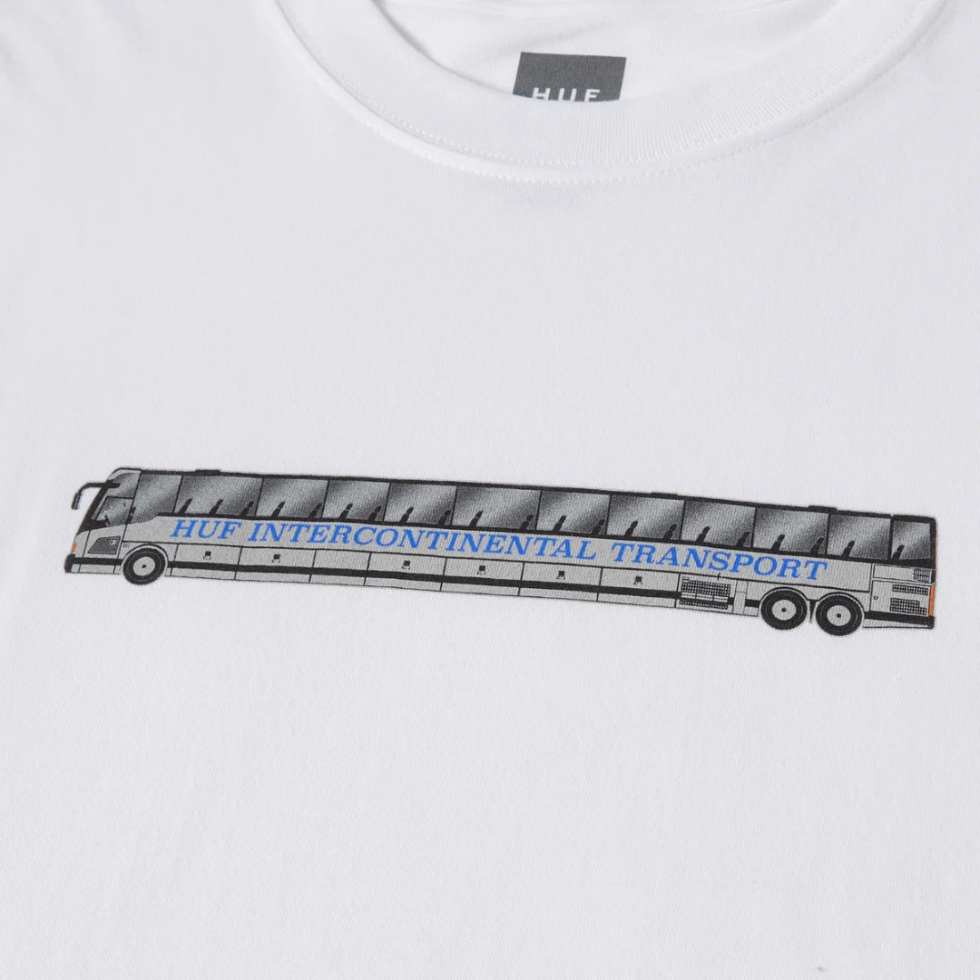 HUF White Transport T-Shirt image 1