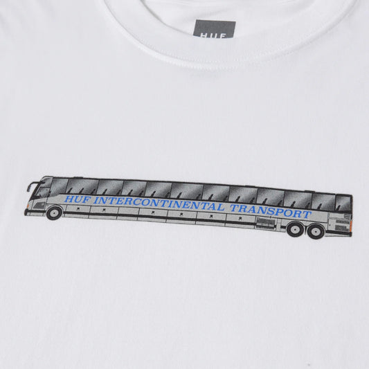 HUF White Transport T-Shirt image 1