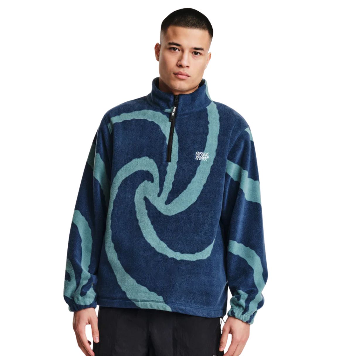 Parlez Chevy 1/4 Zip Fleece Lagoon image 1
