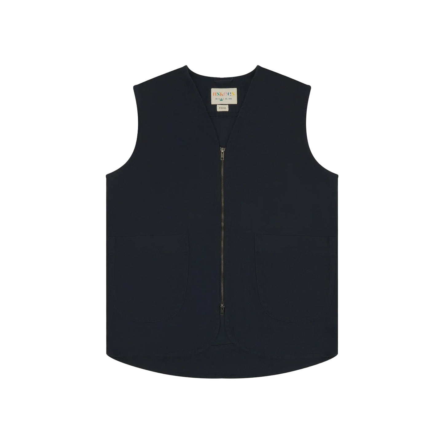 Uskees Blueberry #3036 Drill Zip-up Vest image 0