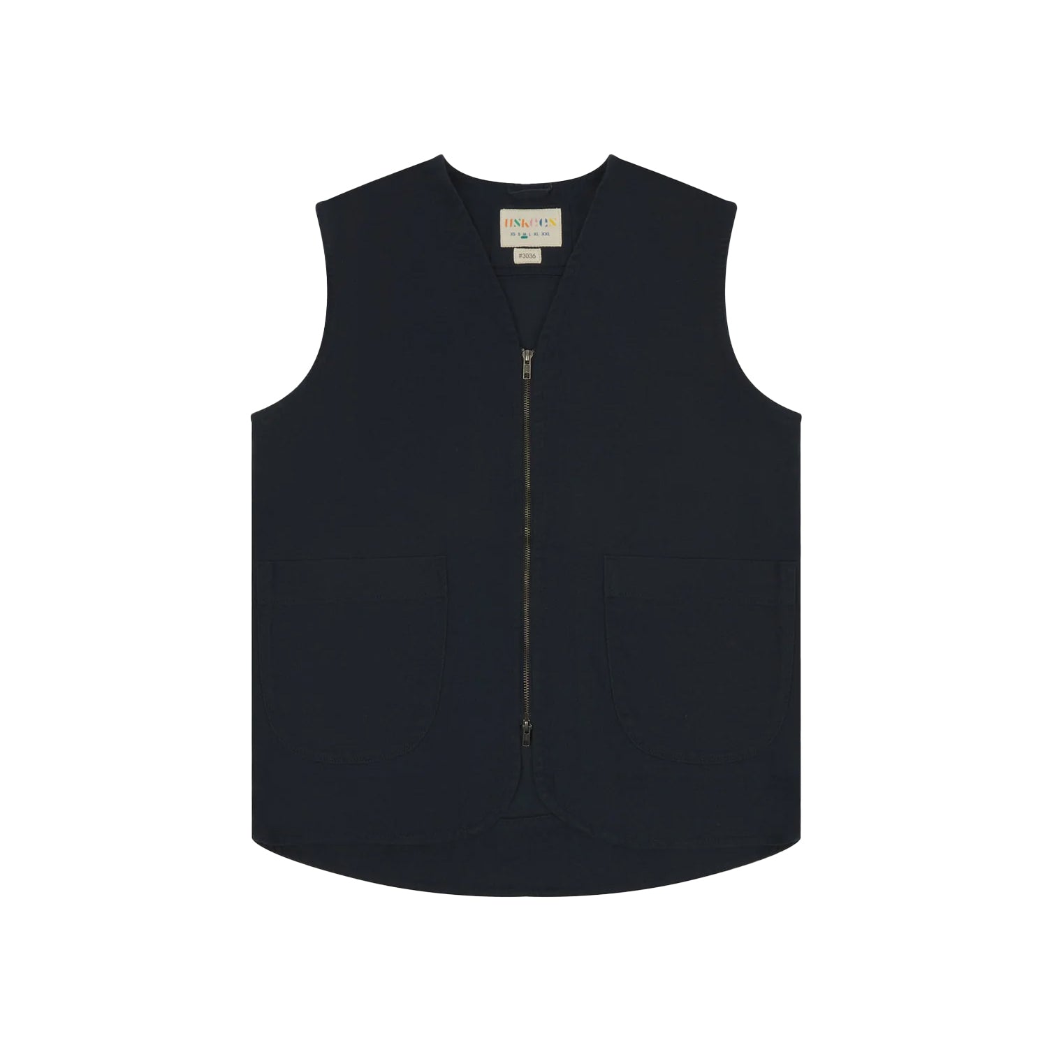 Uskees Blueberry #3036 Drill Zip-up Vest image 0