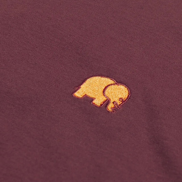 Trendsplant Burgundy Organic Essential T-Shirt image 1