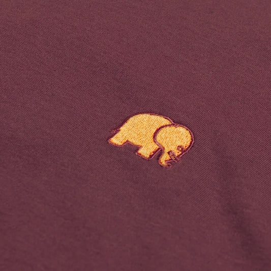 Trendsplant Burgundy Organic Essential T-Shirt image 1
