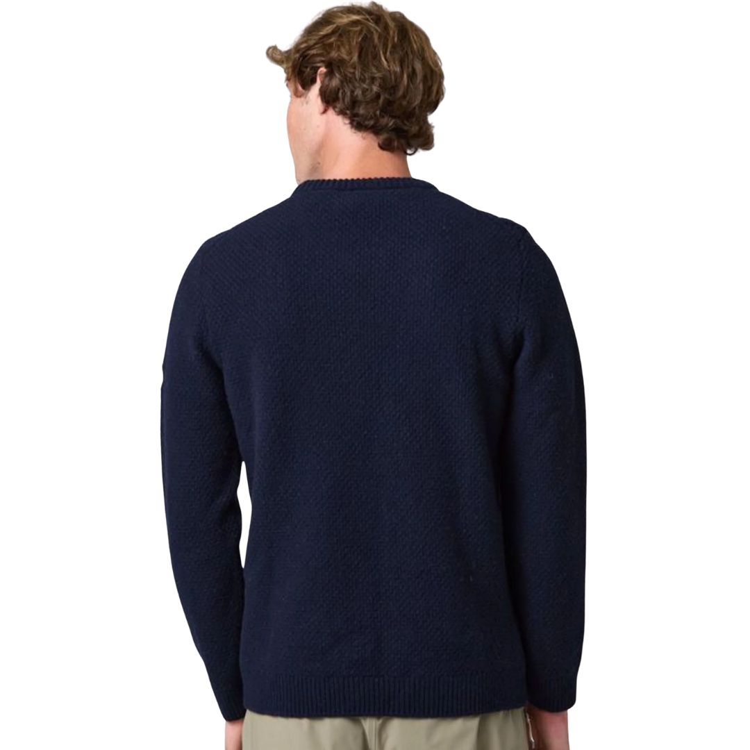 Henri Lloyd Dark Navy Abersoch Cable Knit Jumper image 2