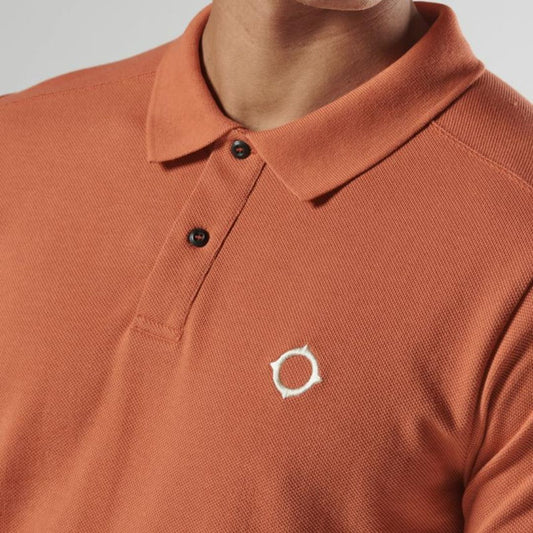 Ma.strum S/S Rust Pique Polo image 1