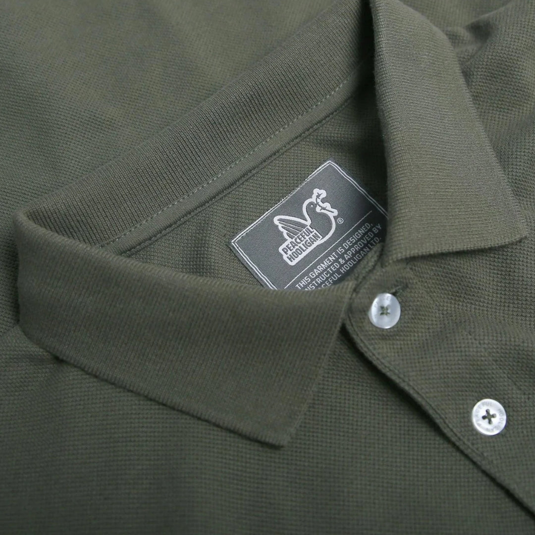Peaceful Hooligan Olive Cash Polo image 1