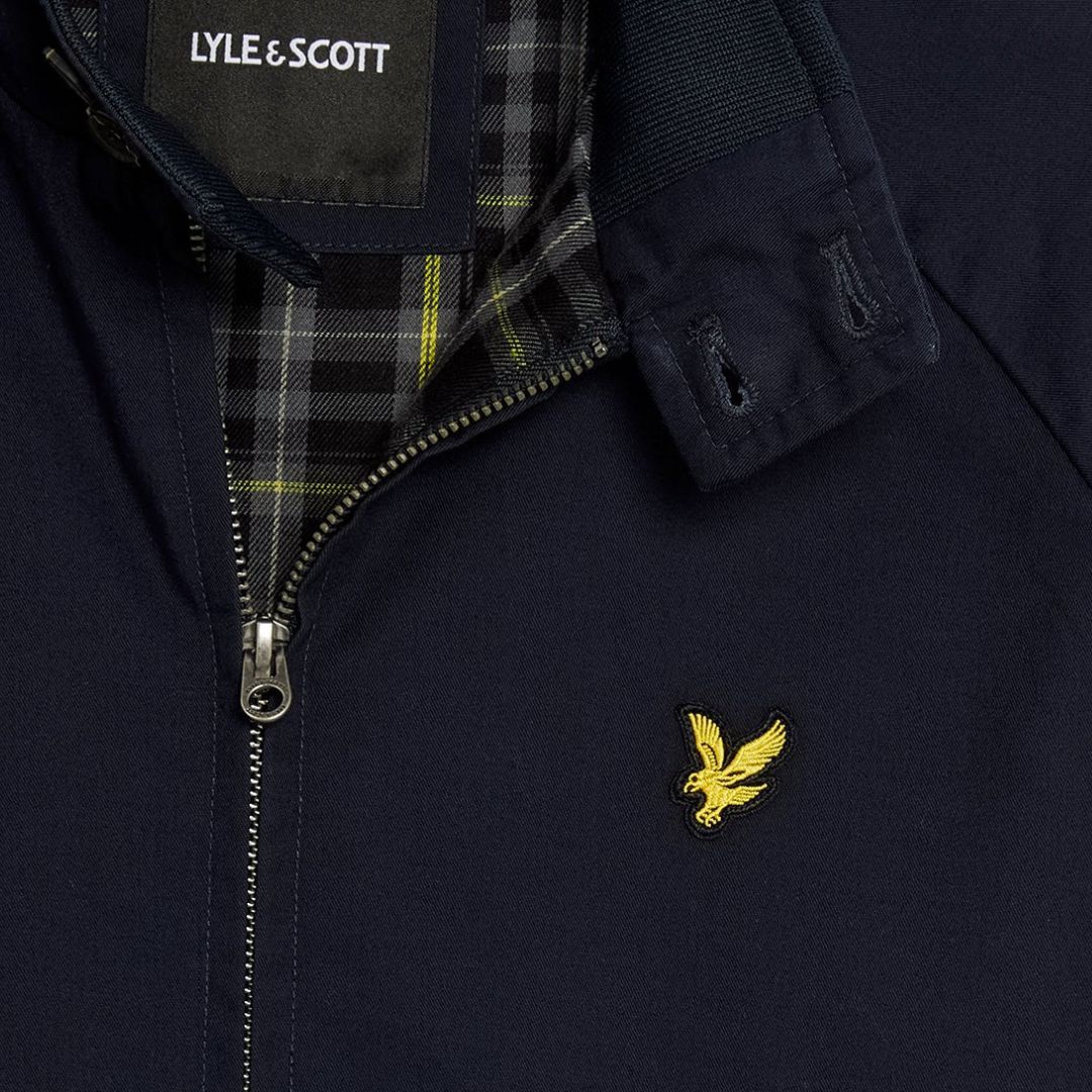 Lyle & Scott Navy Cotton Harrington Jacket image 1