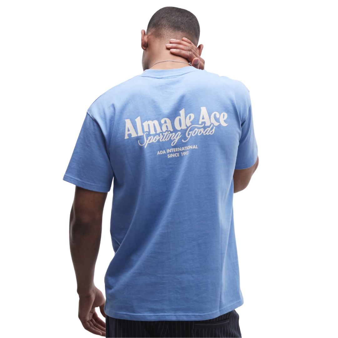 Alma De Ace Sporting Goods T-Shirt Washed Blue