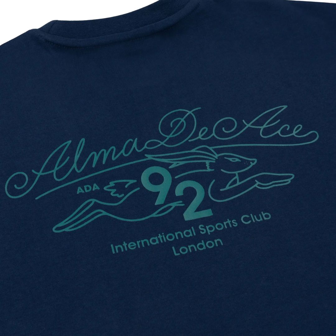Alma De Ace Hare Sports 92 Navy Blue T-Shirt