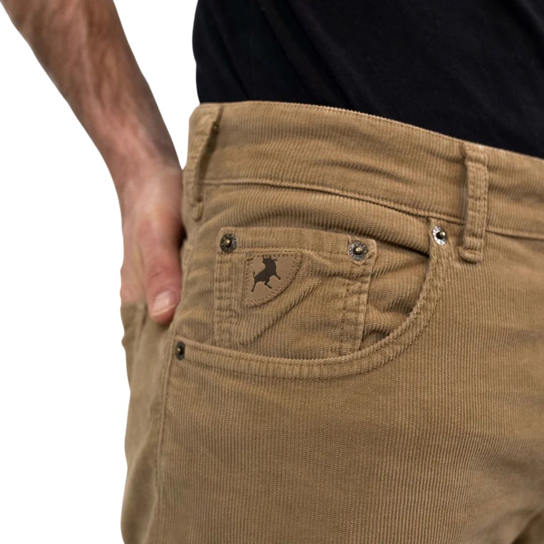Lois Sierra Thin Corduroy Dark Sand Trouser