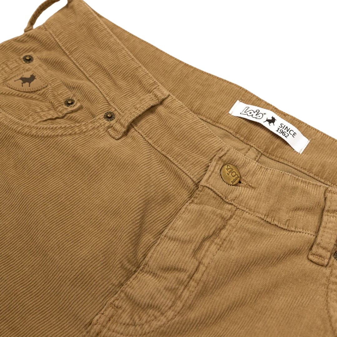 Lois Sierra Thin Corduroy Dark Sand Trouser