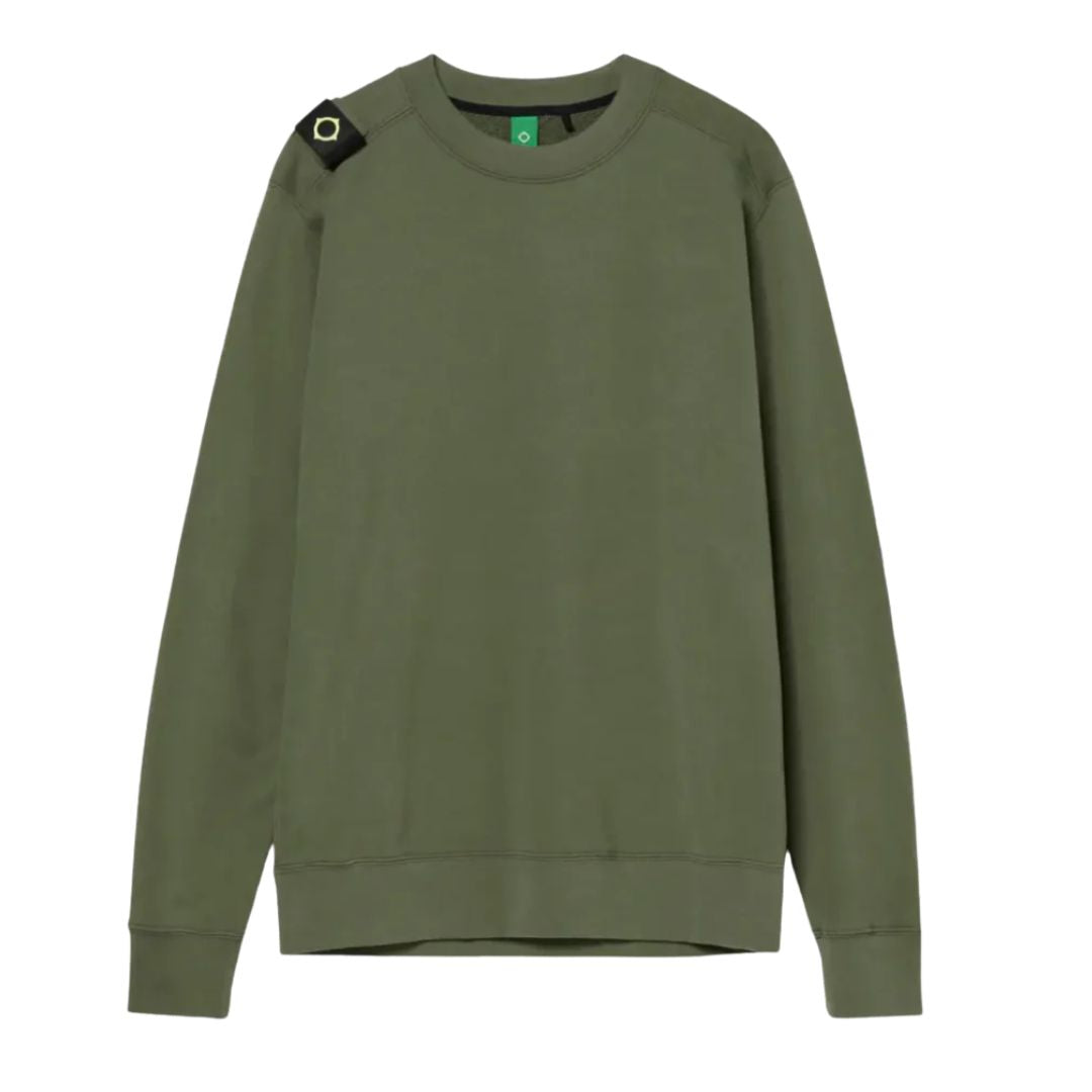 Ma.Strum Crew Bronze Green Sweatshirt