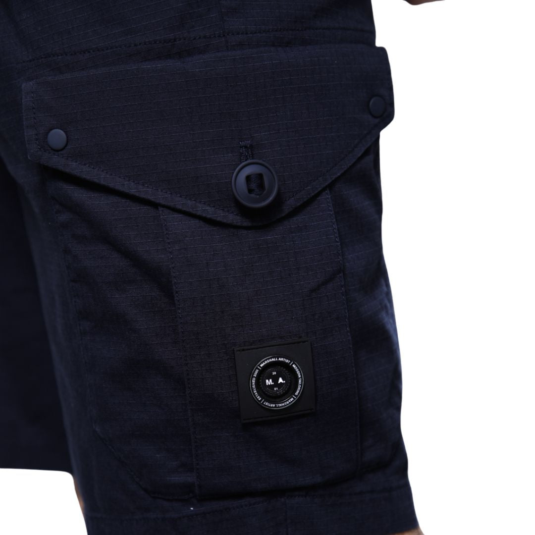 Marshall Artist Ainsdale Navy Cargo Shorts