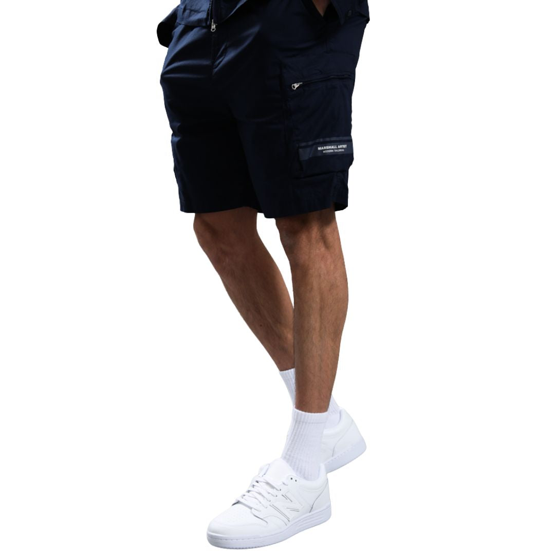 Marshall Artist Seafield Navy Cargo Shorts