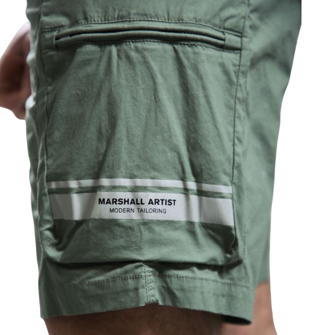 Marshall Artist Seafield Sage Cargo Shorts