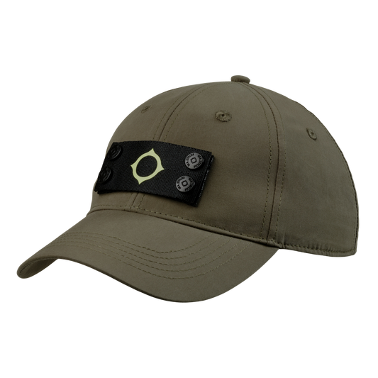 Ma.Strum Badge Bronze Green Baseball Cap