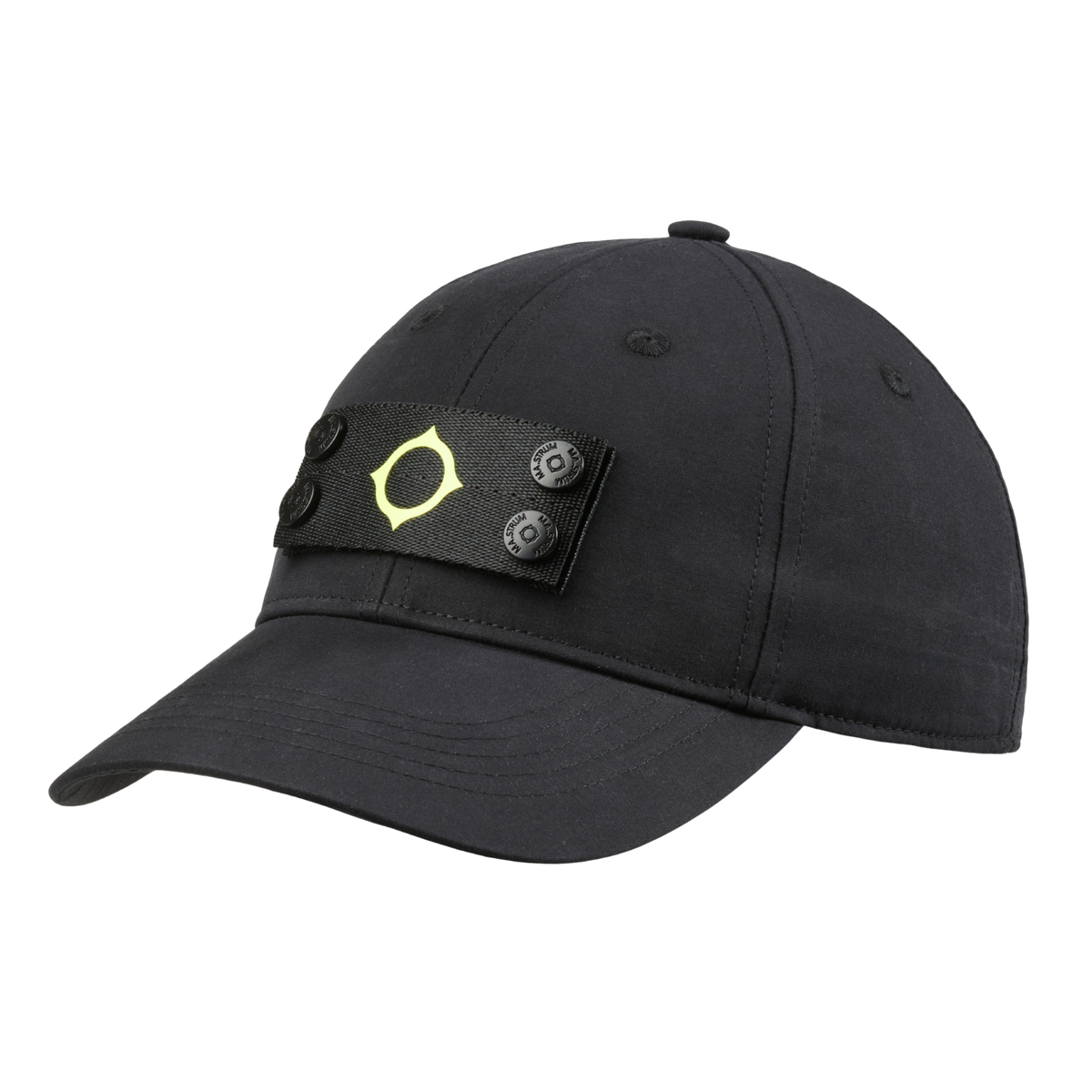 Ma.Strum Badge Jet Black Baseball Cap