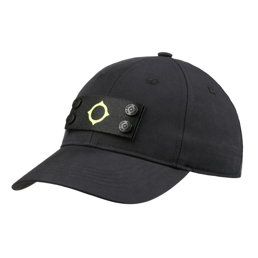Ma.Strum Badge Jet Black Baseball Cap