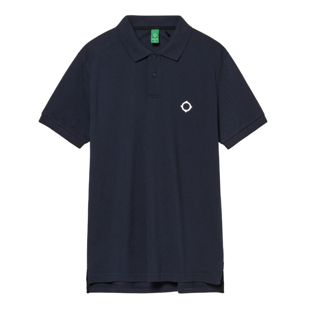 Ma.Strum Ink Navy Pique Polo