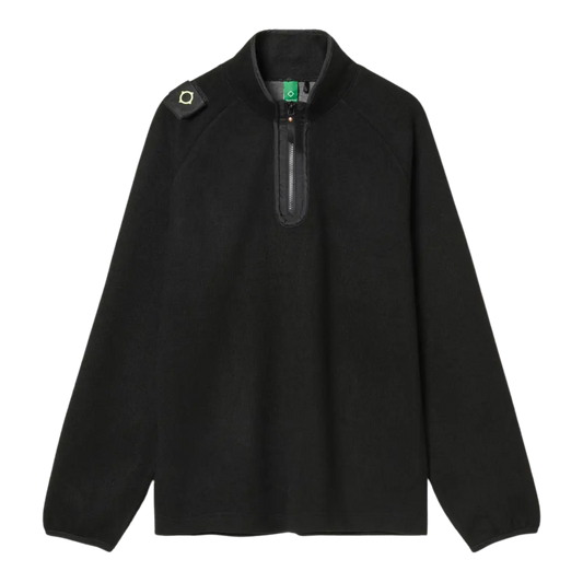 Ma.Strum Prism Funnel Knit Jet Black Jumper