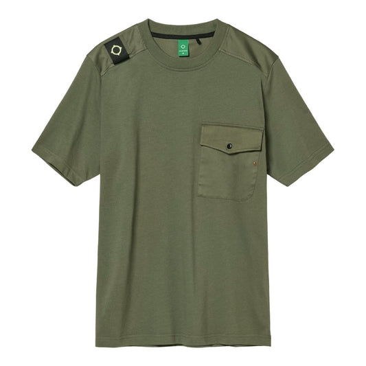 Ma.Strum Sark Pocket Bronze Green T-Shirt