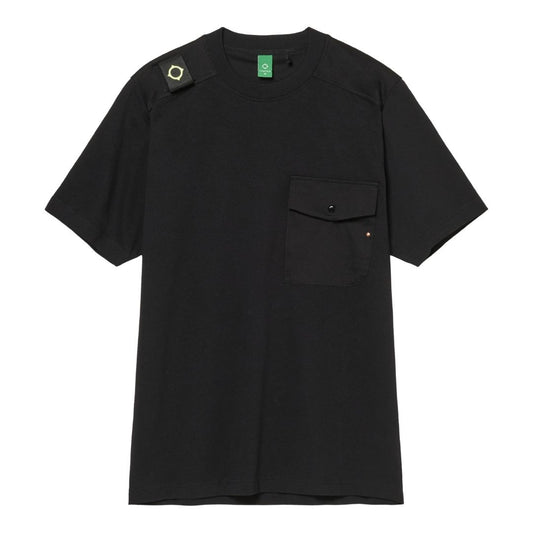 Ma.Strum Sark Pocket Jet Black T-Shirt