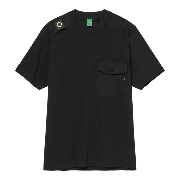Ma.Strum Sark Pocket Jet Black T-Shirt