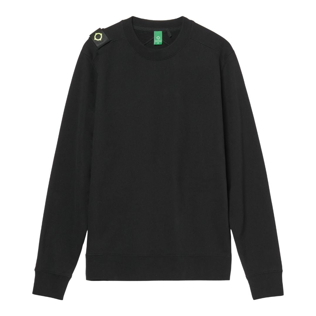 Ma.Strum Training Crew Jet Black Sweatshirt