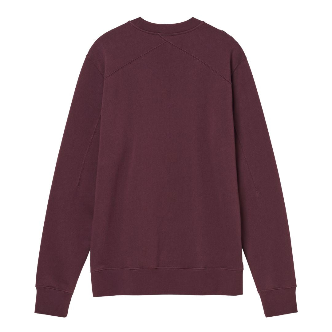 Ma.Strum Training Crew Wine Sweatshirt