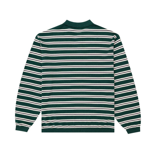 Parlez Crossfield L/S Deep Green Knit Polo